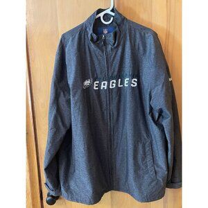 Philadelphia Eagles Zip Up Jacket - XL - Gray